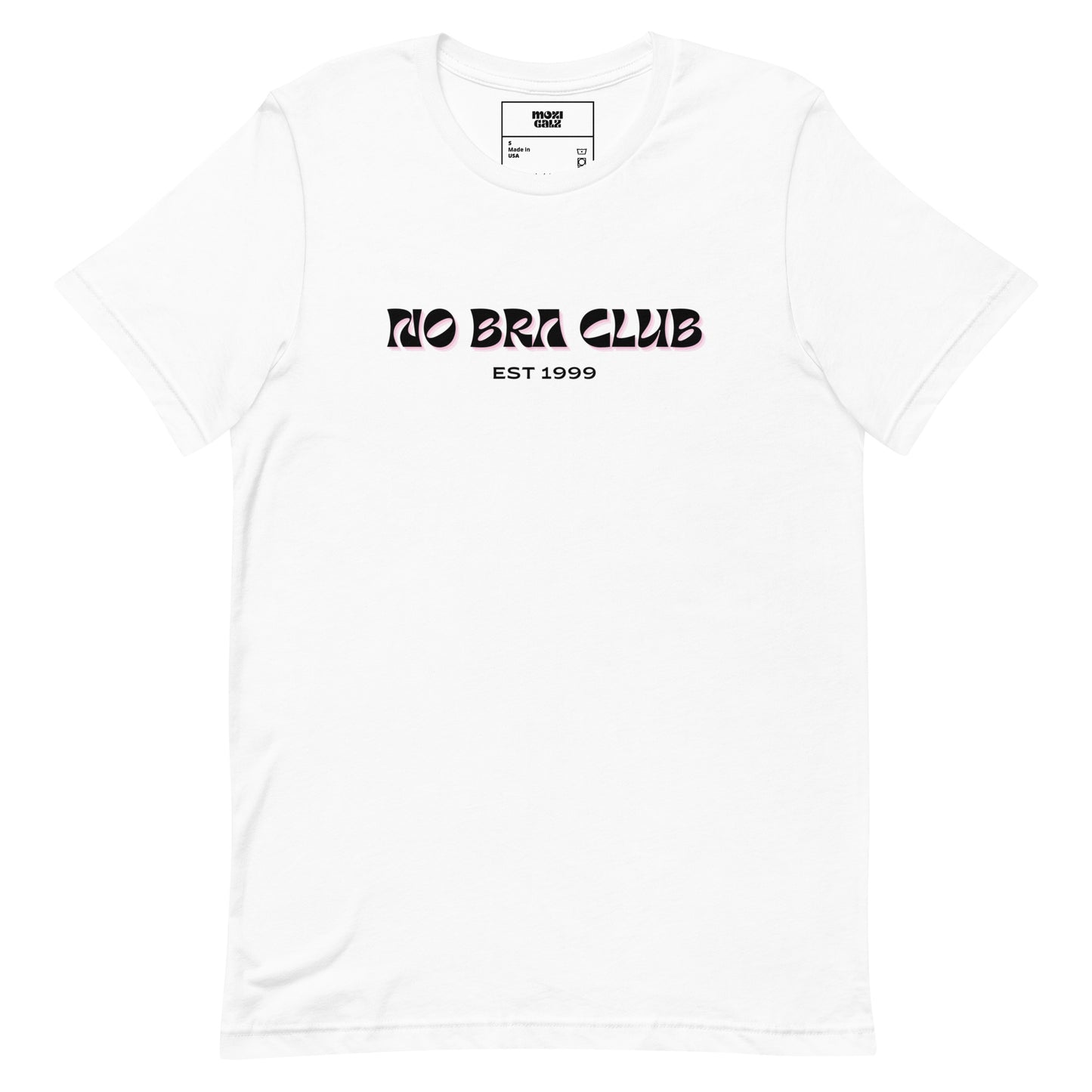 No bra club T-shirt