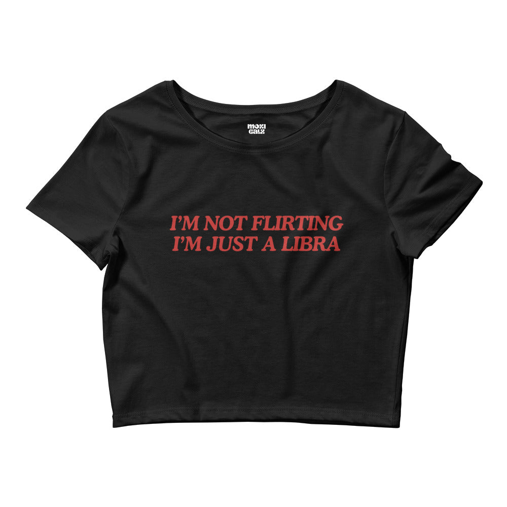 Just a Libra Crop Tee