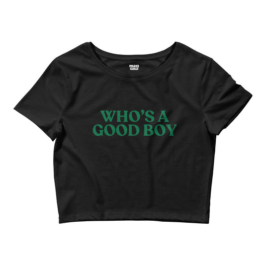 Good Boy Crop Tee