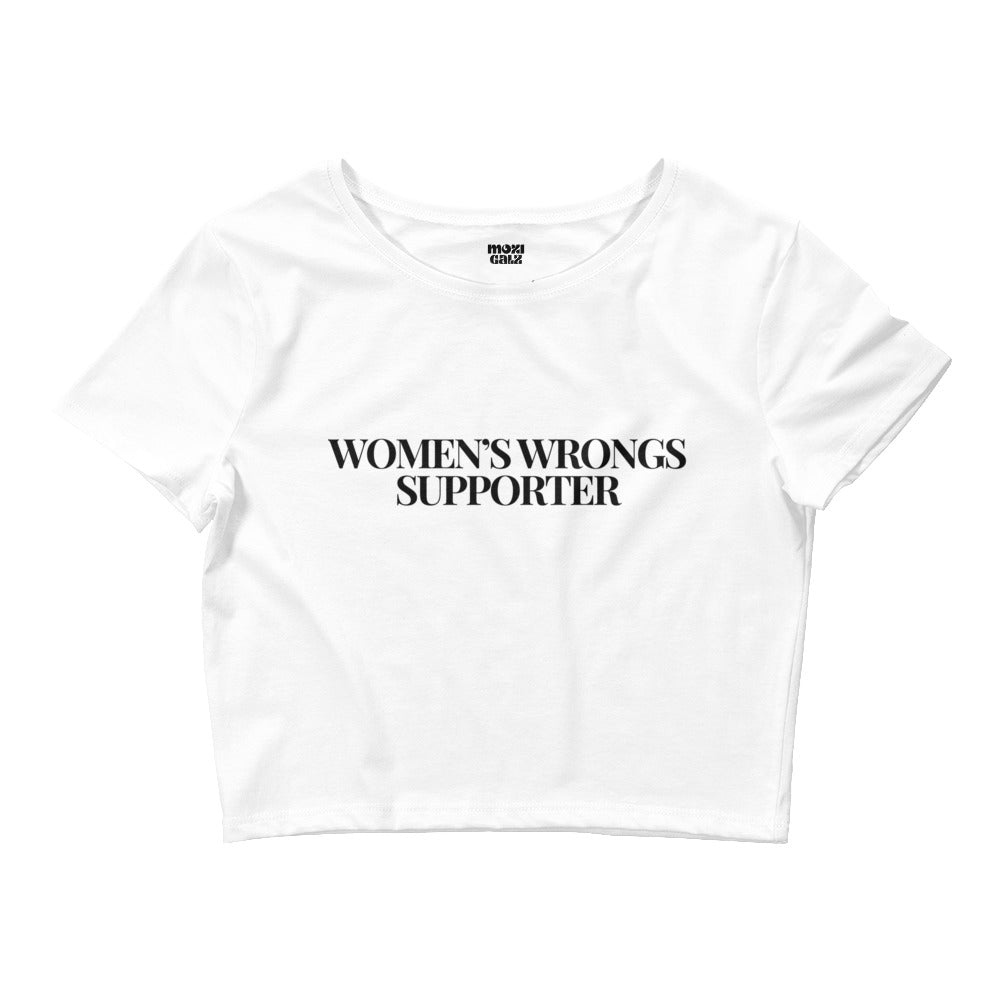 Women’s Wrongs Crop Tee