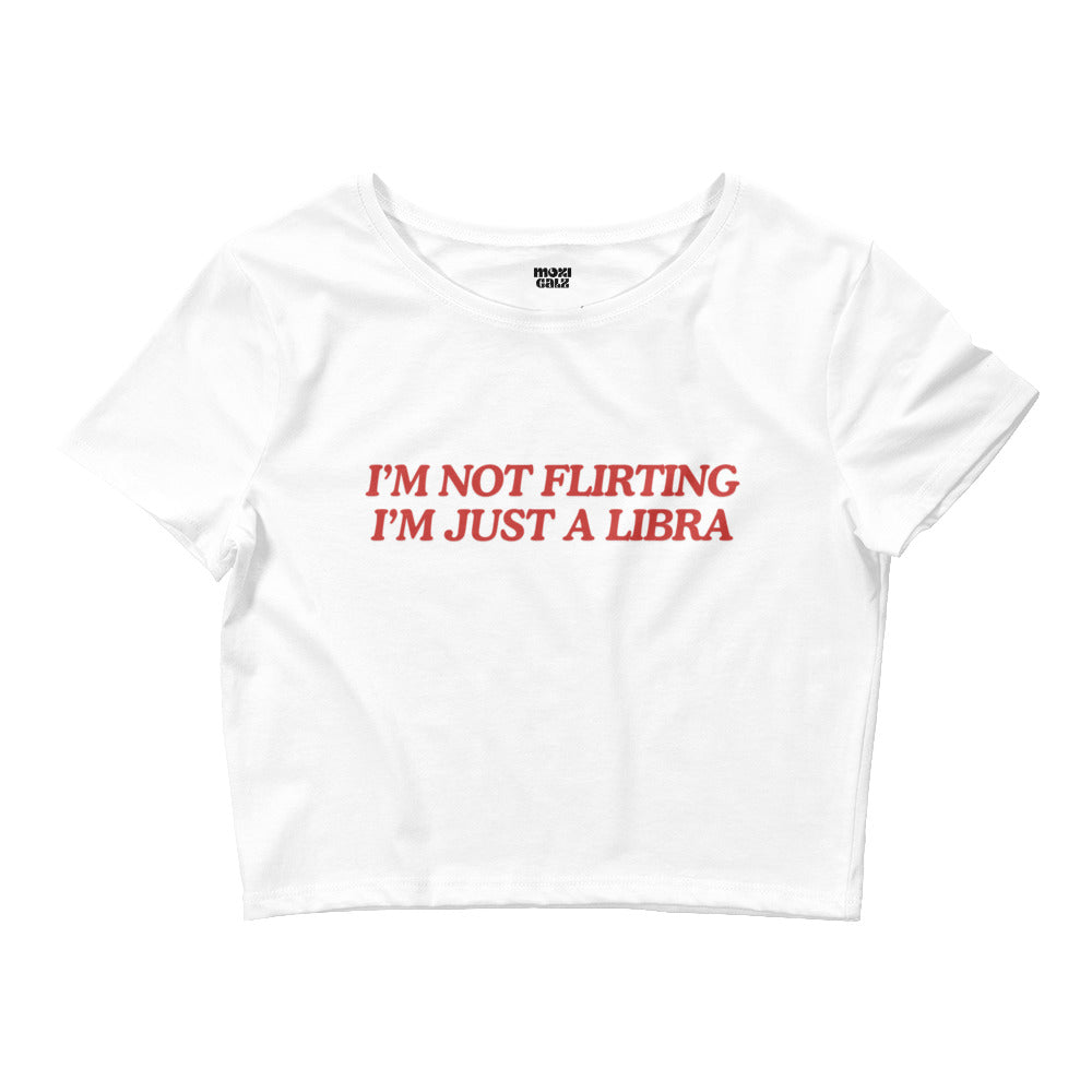 Just a Libra Crop Tee