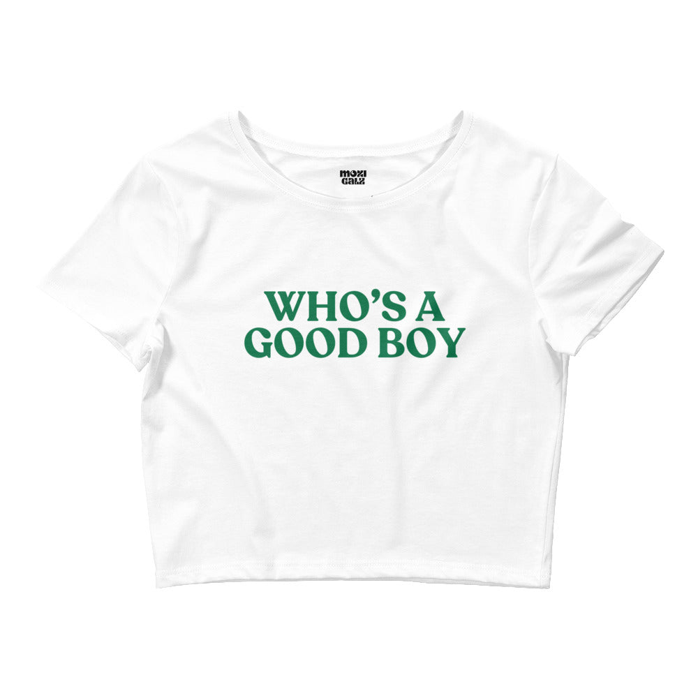 Good Boy Crop Tee