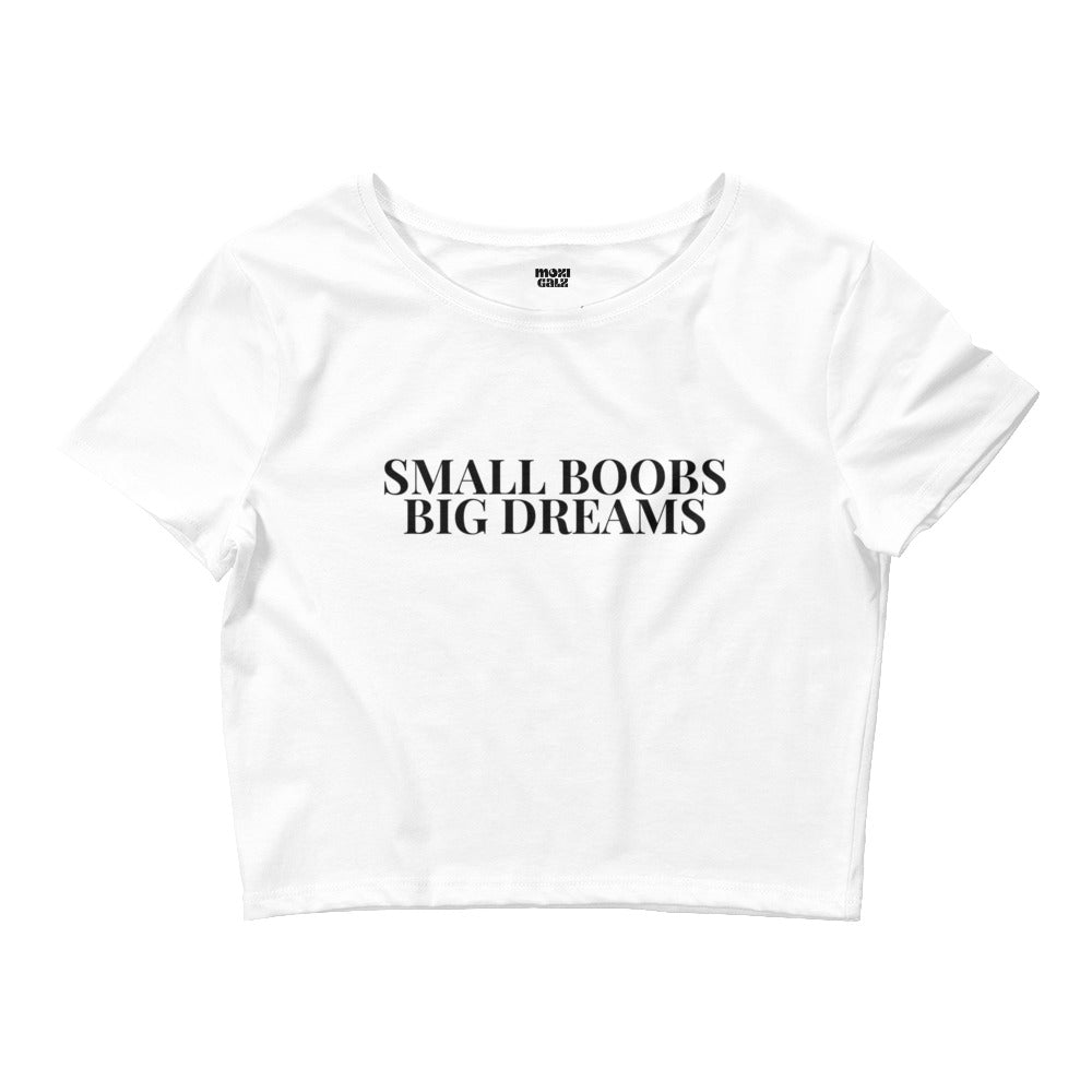 Small boobs Crop Tee