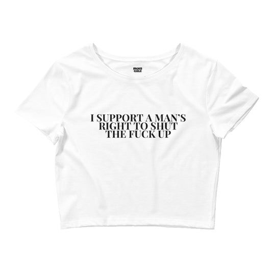 Man's Rights Crop Tee