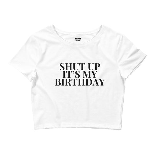 My Birthday Crop Tee