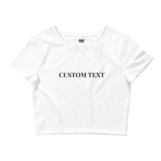 Custom Crop Tee