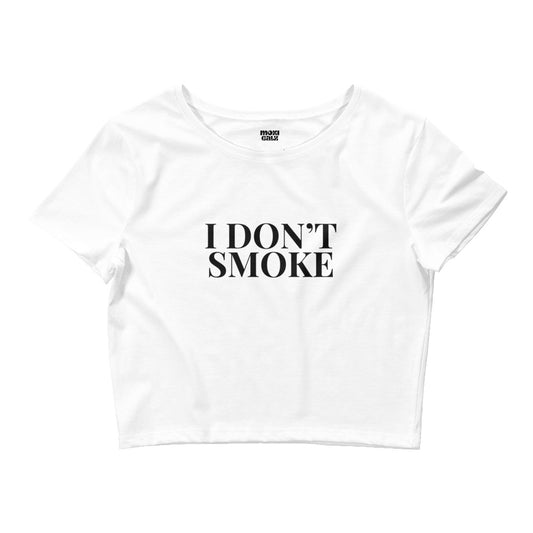 Don't Smoke Crop Tee