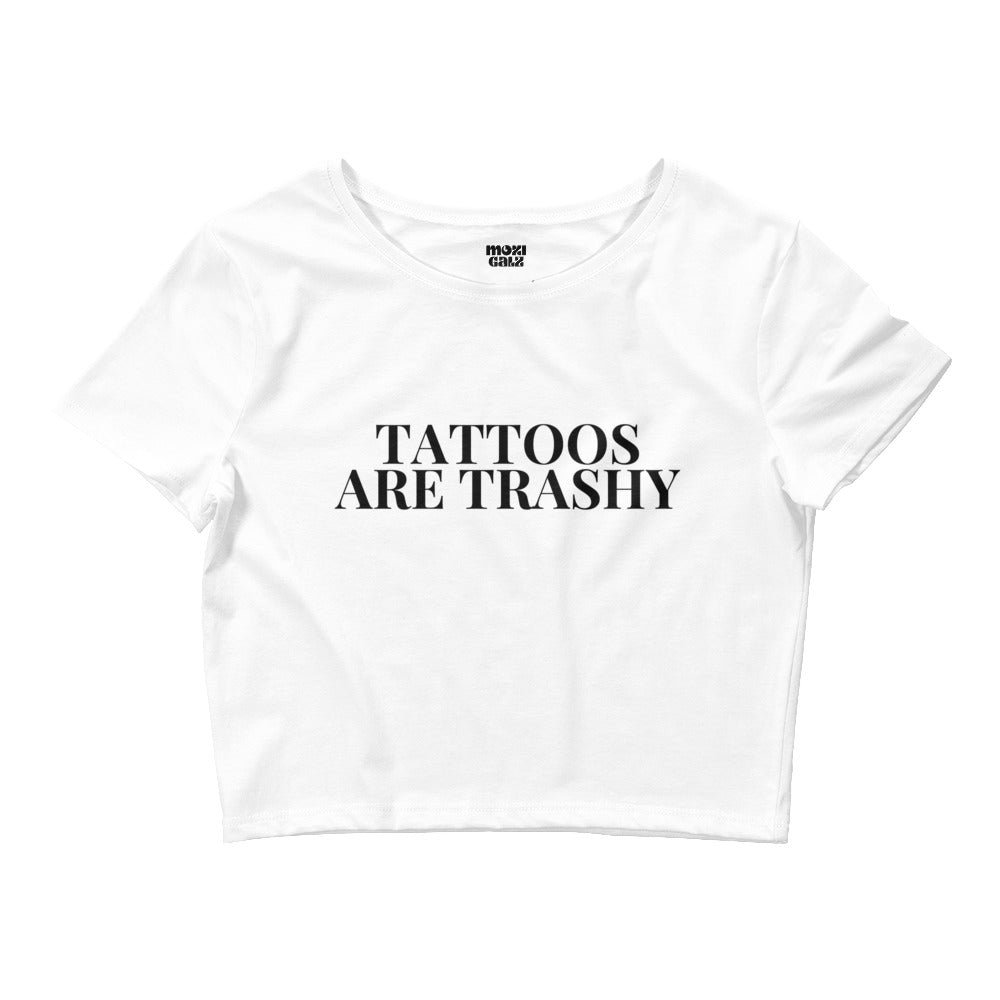 Tattoos Crop Tee